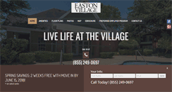 Desktop Screenshot of eastonvillageapts.com